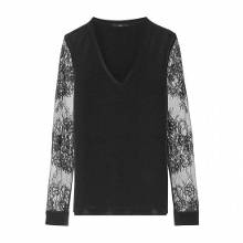 女汉子节后脱单必备 性感黑色蕾丝诱惑出击(图