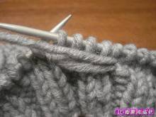 一款女士棒针帽子织法<em>步骤</em>,毛线组成的蝴蝶花