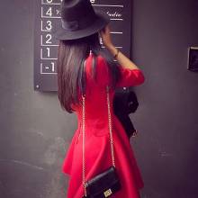 中长<em>毛衣</em>开衫 X廓形<em>连衣裙</em> 纯色打底长裤 圆头