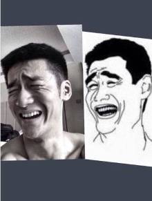 模仿囧字脸以假乱真-娱乐频道-手机