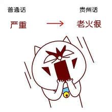 该死嘞贵州话,黑得我连普通话都不会讲了