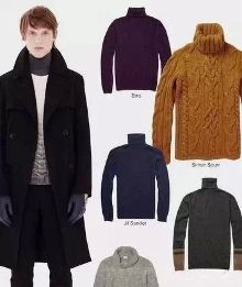 <em>男士</em>高领<em>毛衣</em>如何与<em>外套搭配</em>出和谐感?【1】