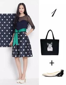 ER.Z卓依尔女装新品俏皮喵<em>小姐驾到</em> 玩转趣味