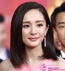 明星都剪<em>lob</em>头 杨幂赵薇最潮齐肩<em>发型</em>图片【1