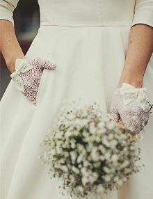 婚纱手套的_小女孩戴公主婚纱手套