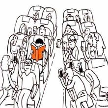 哇塞居然有人在读书耶快拍下来发个朋友圈 [搞