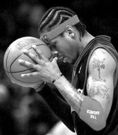 nba球员纹身大盘点:詹姆斯霸气 艾弗森忠义(图)