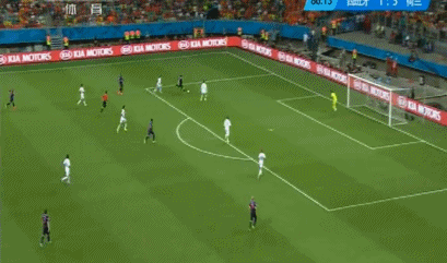 【精彩回放】罗本凌空抽射卡西奋力扑出(gif