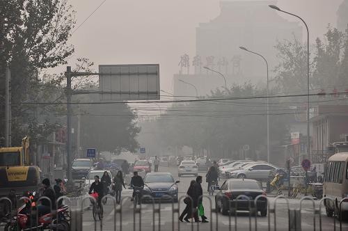 北京持续雾霾(组图)
