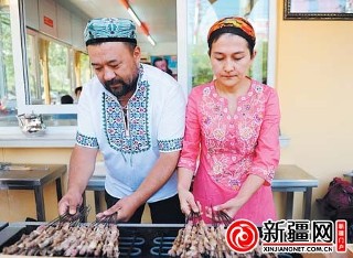阿里木爱心烧烤店首府开张(图)-新闻频道-手机搜狐